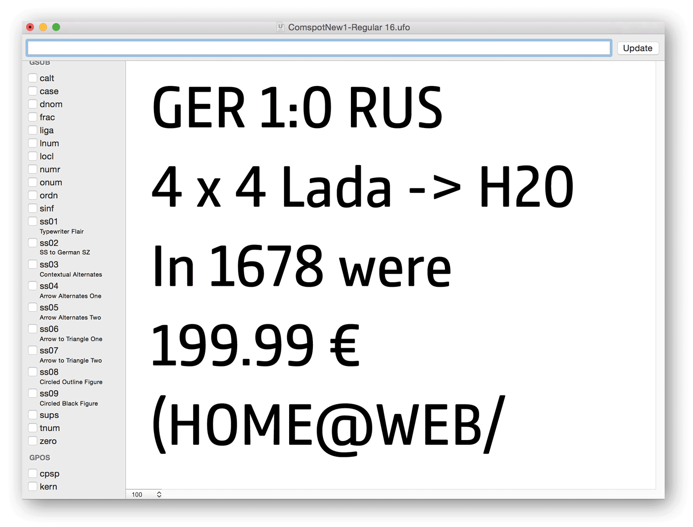 Comspot News Making Of Open Type Features Contextual Alternates Olstyle Figutres Case Sensitive