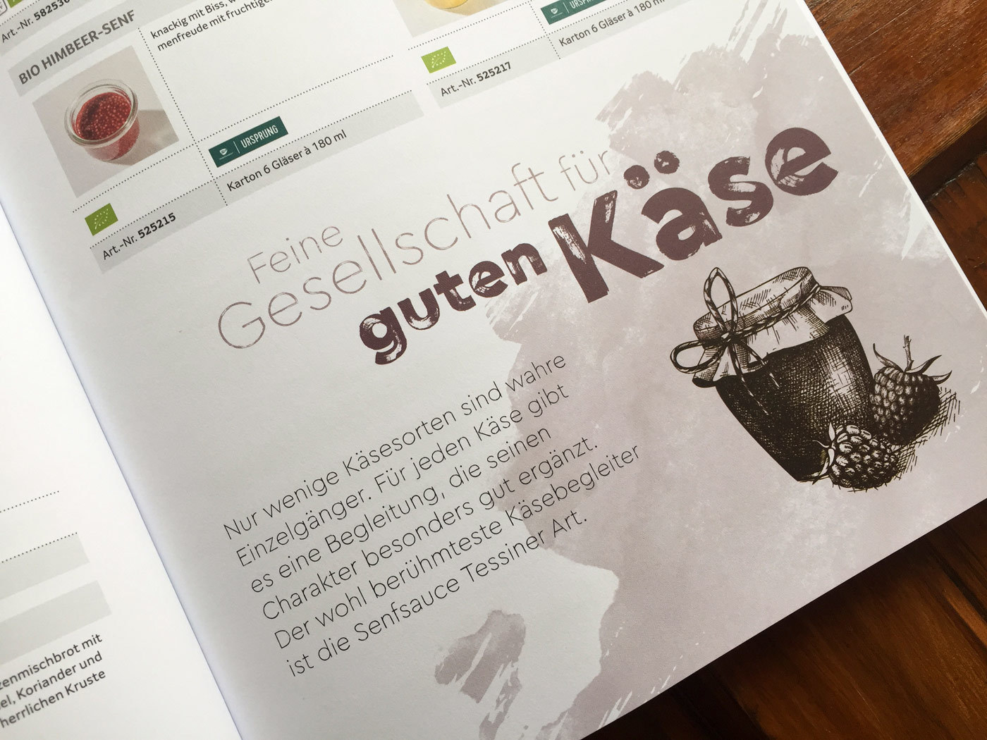 Fonts In Use Trans Gourmet Kaese Magazin Milk Design 15 Cera Brush