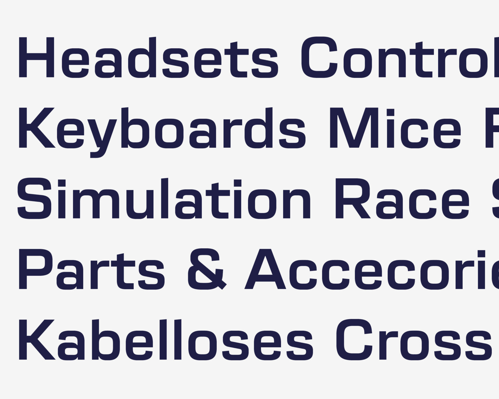 Typemates Turtle Beach bespoke Typeface Custom Font Branding Sans Gaming tec 5