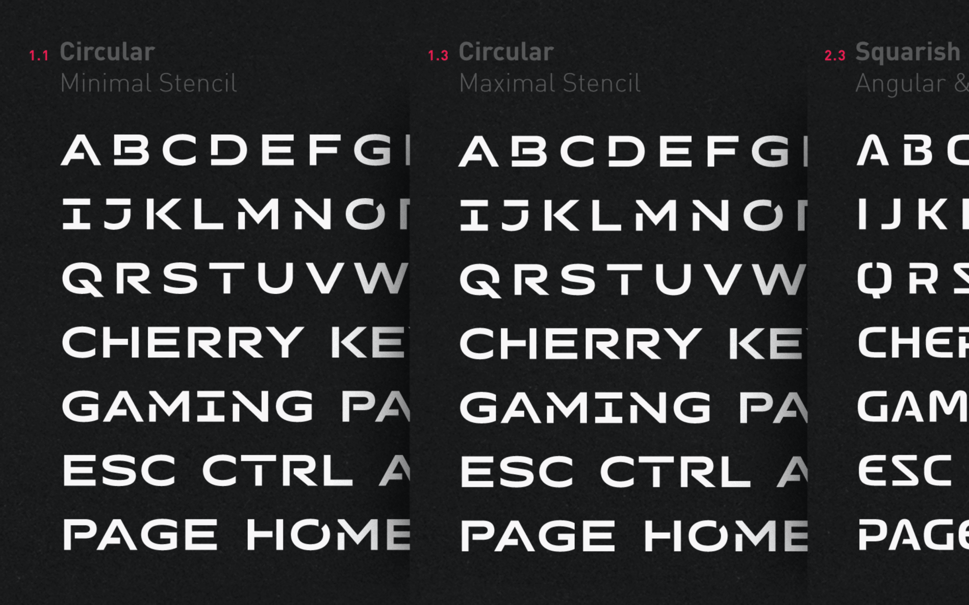 Typemates Cherry bespoke Typeface Custom Font Branding Sans Computer Hardware Gaming Keyboard14