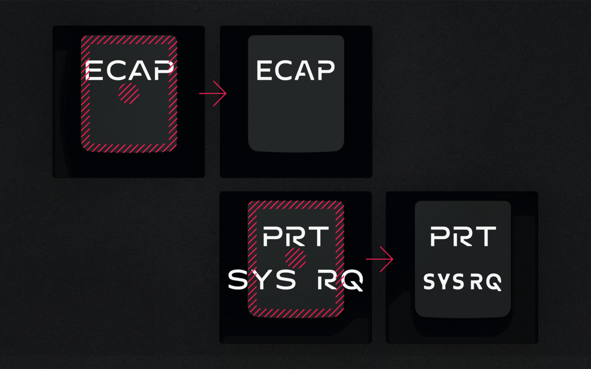 Typemates Cherry bespoke Typeface Custom Font Branding Sans Computer Hardware Gaming Keyboard16