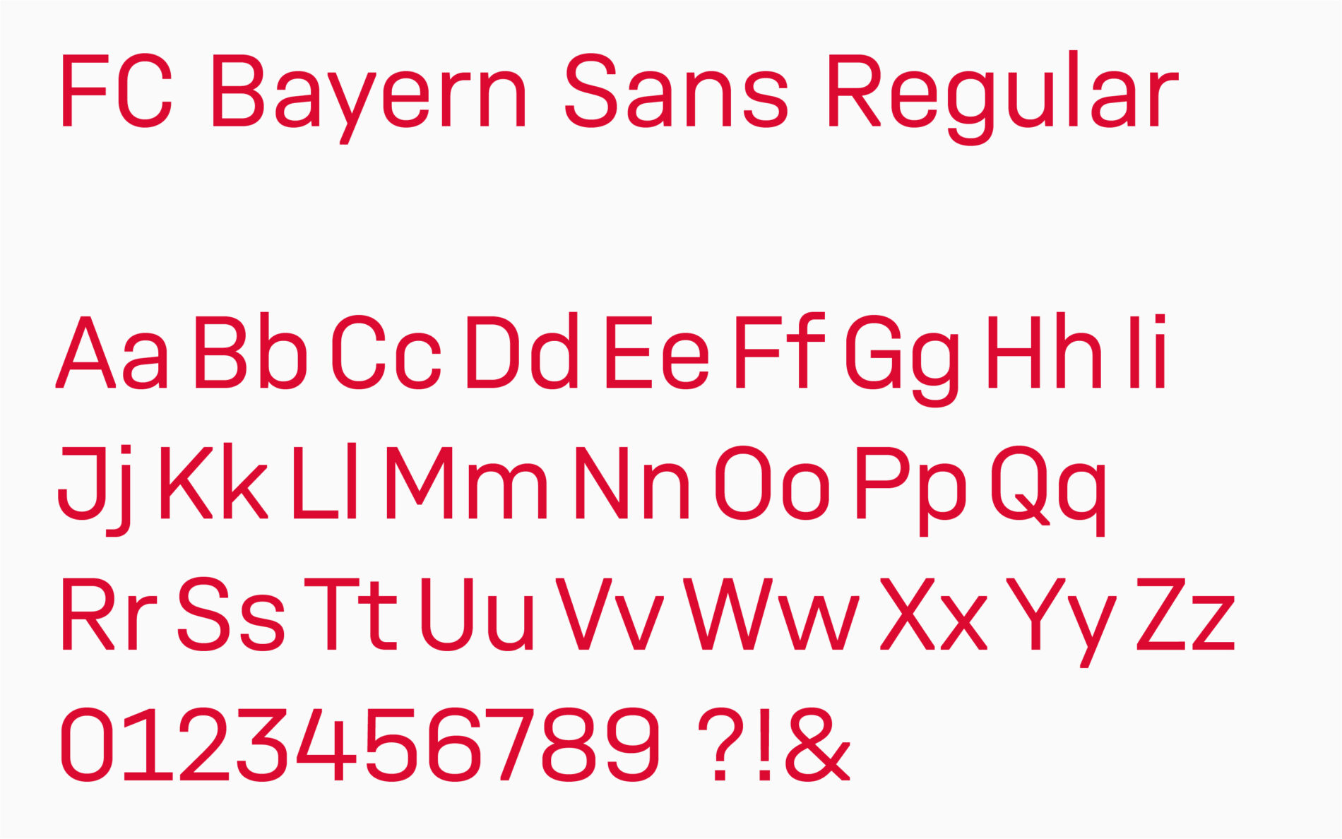 Typemates Fc Bayern München bespoke Typeface Custom Font Branding Sans Football Sport6