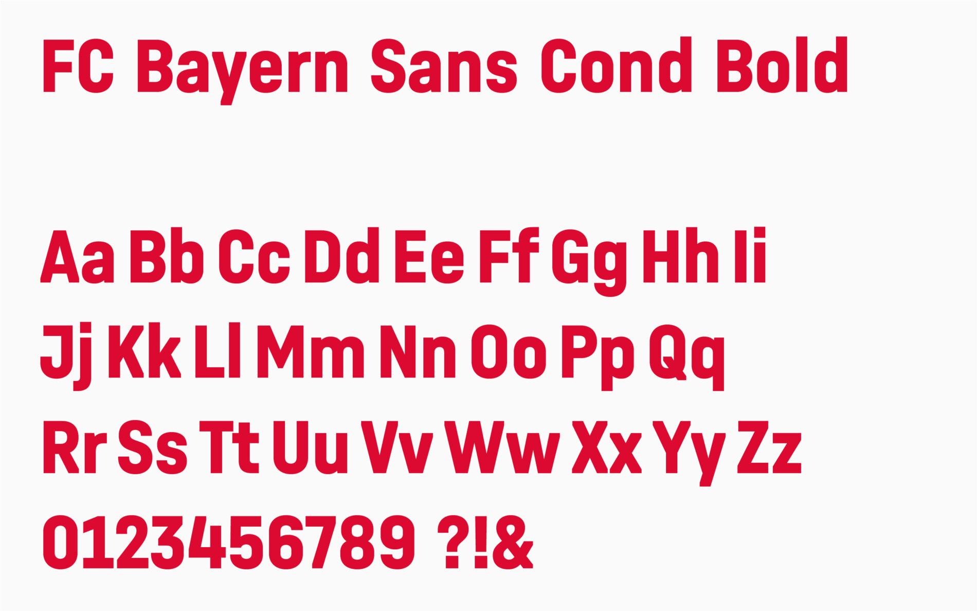Typemates Fc Bayern München bespoke Typeface Custom Font Branding Sans Football Sport7