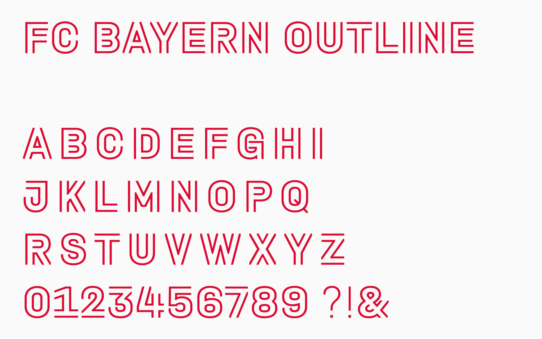 Typemates Fc Bayern München bespoke Typeface Custom Font Branding Sans Football Sport9