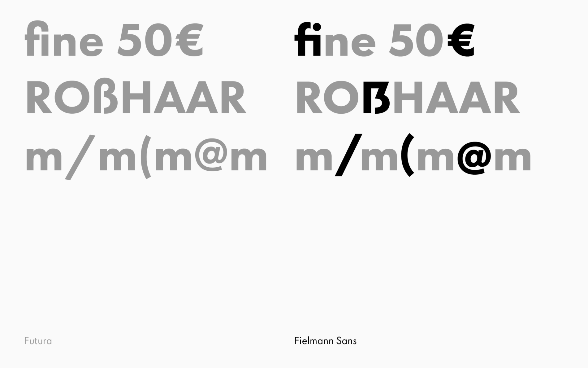 Typemates Fielmann bespoke Typeface Custom Font Branding Sans Futura Optician15