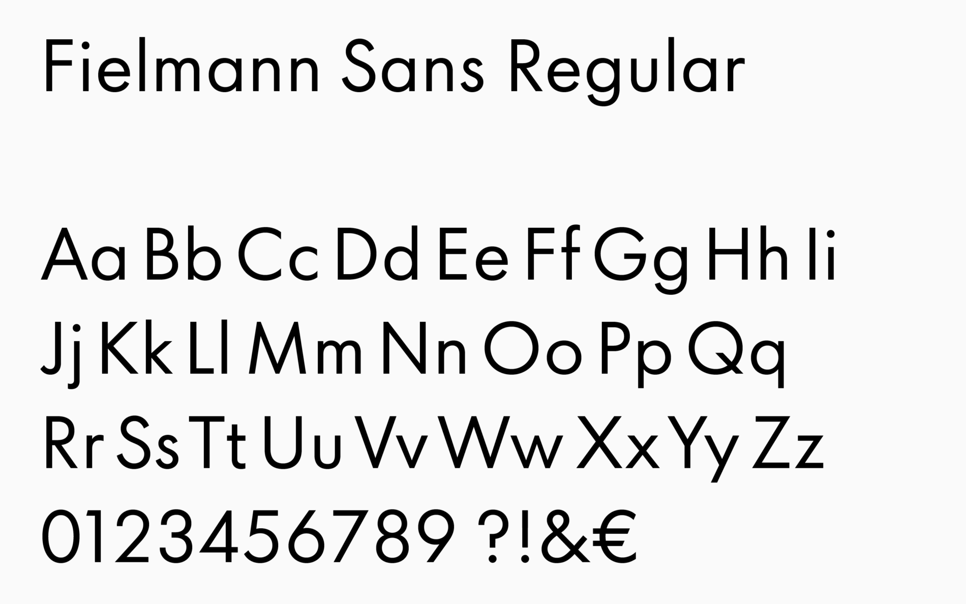 Typemates Fielmann bespoke Typeface Custom Font Branding Sans Futura Optician5