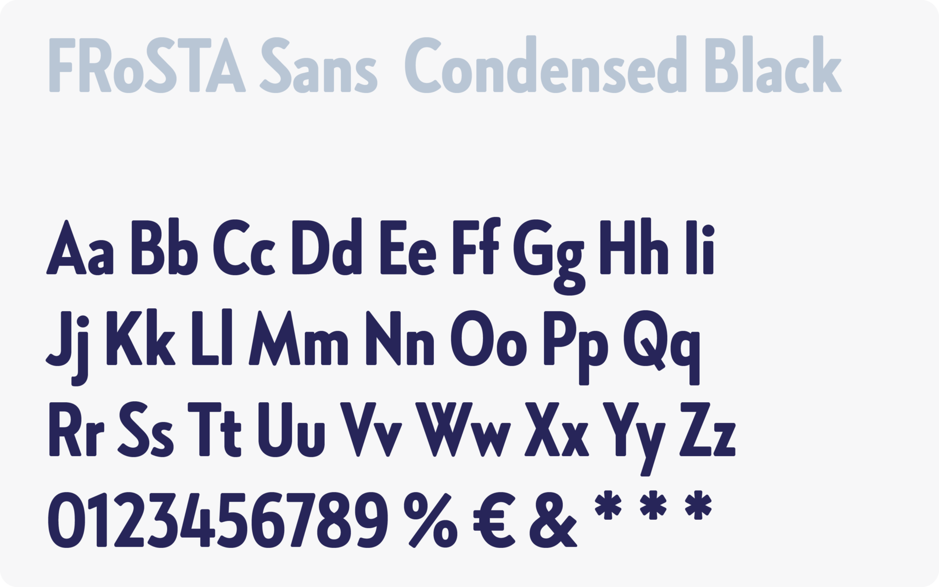 Typemates Frosta bespoke Typeface Custom Font Branding Sans Rounded Frozen Foods14