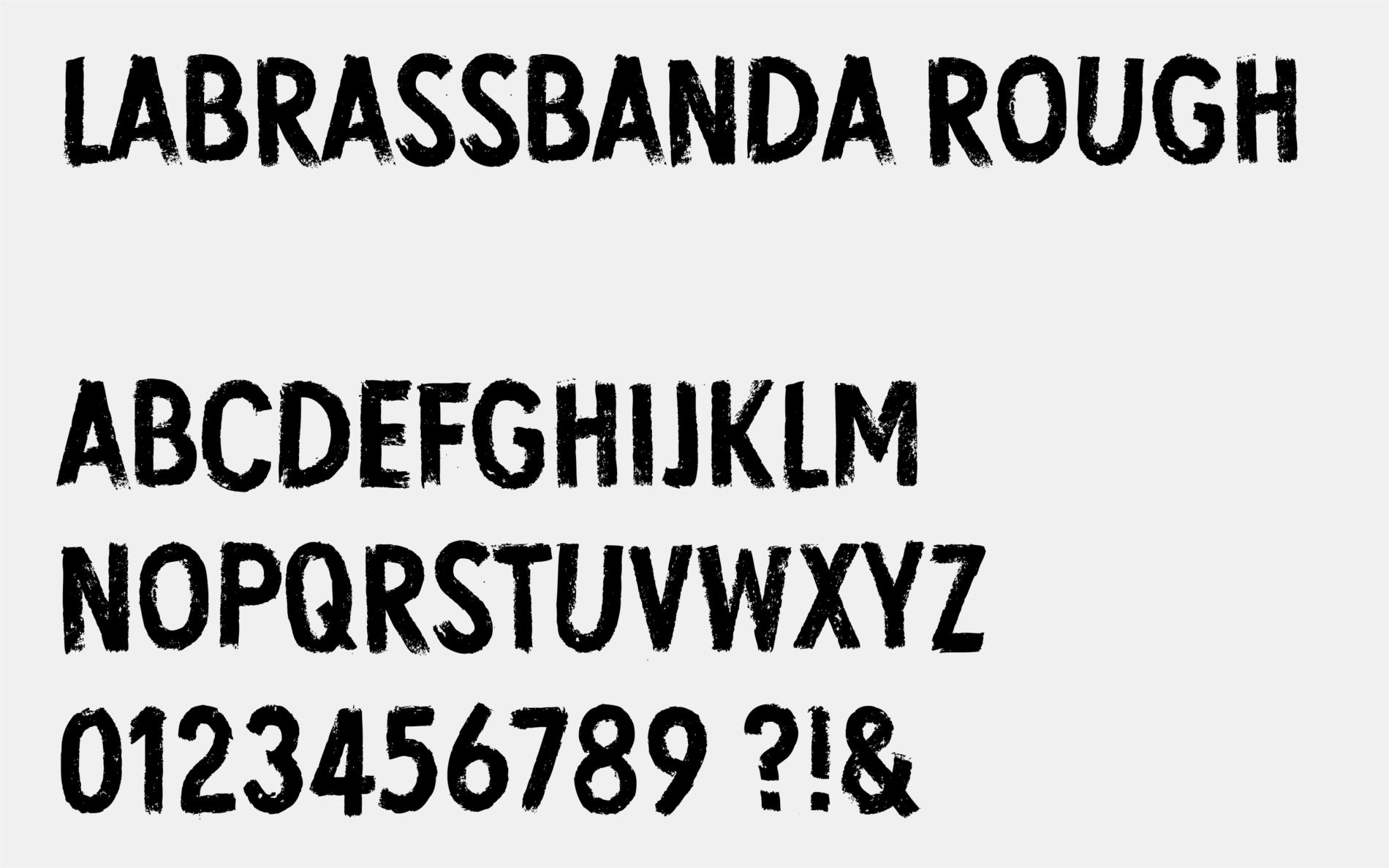 Typemates La Brass Banda bespoke Typeface Custom Font Branding Sans Brush Music6