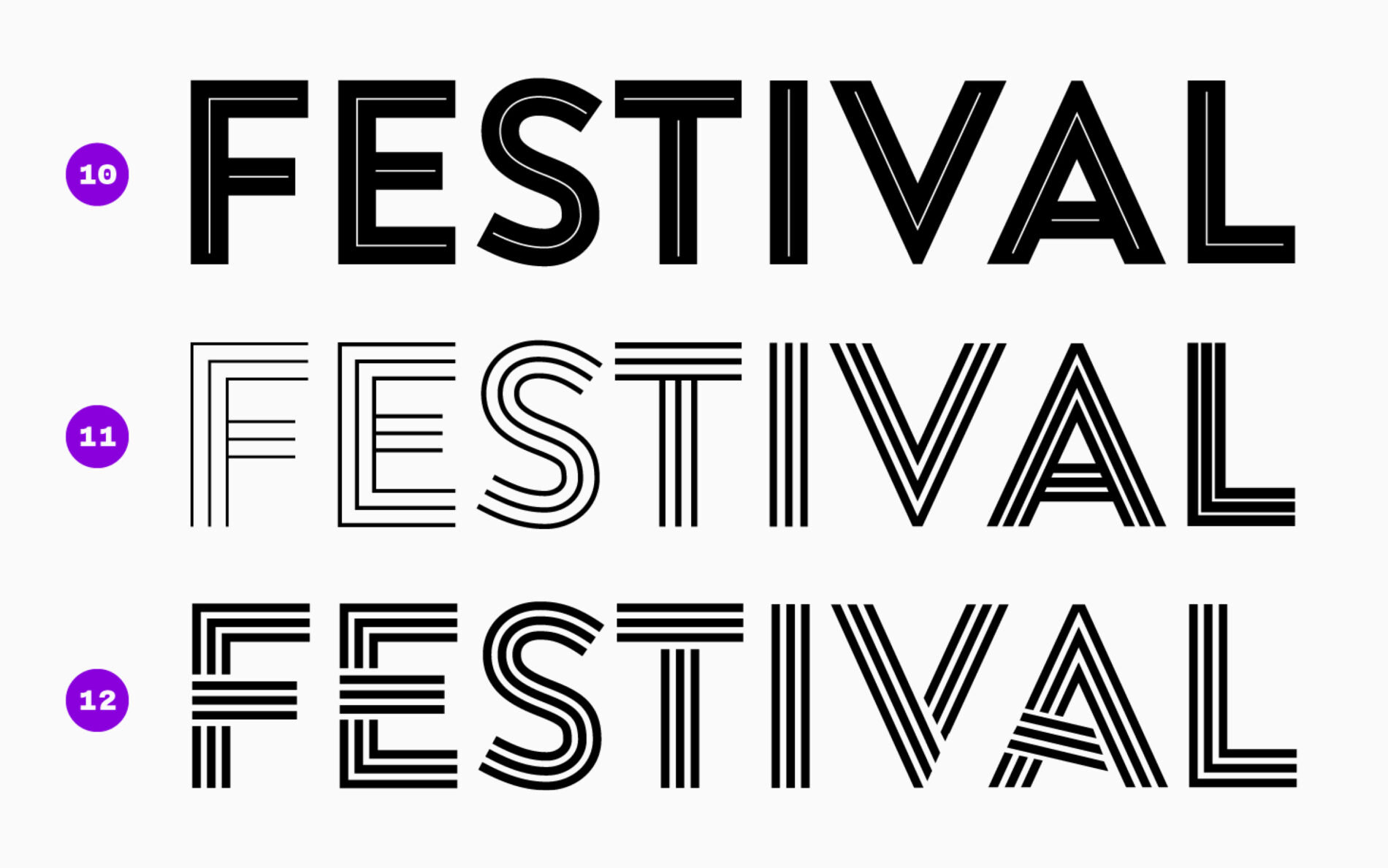 Typemates Melbourne Festival bespoke Typeface Custom Logo Branding Sans Multiline Art Culture7