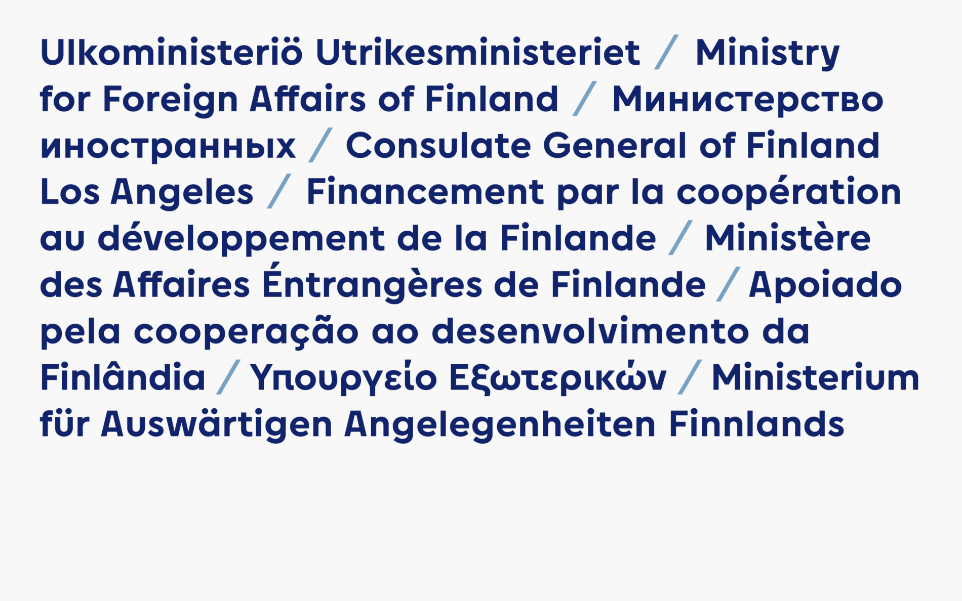 Typemates Ministry For Foreign Affairs Of Finland bespoke Typeface Custom Font Branding Sans7