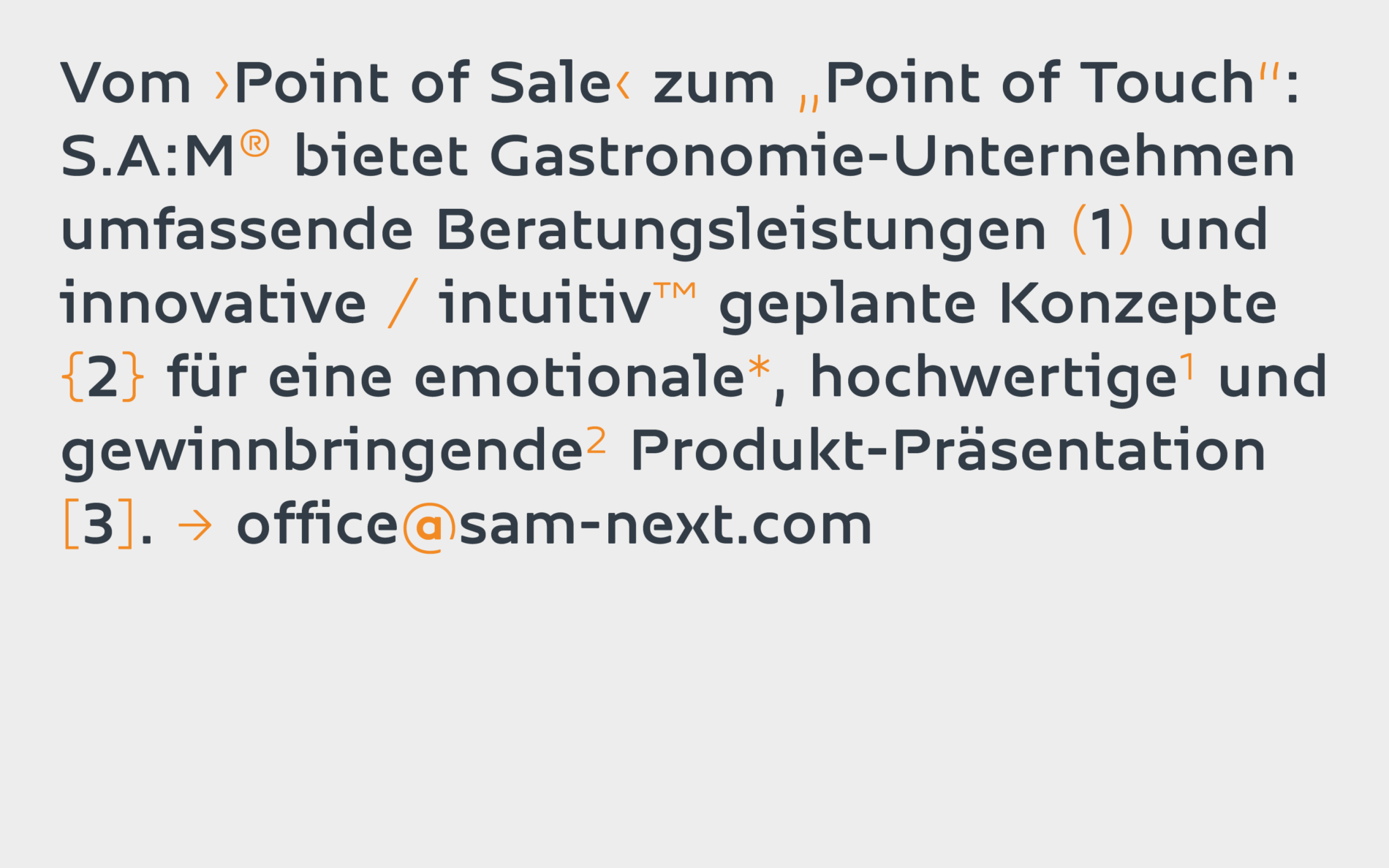 Typemates SAM bespoke Typeface Custom Font Branding Sans Point Of Sale Industry Technology9