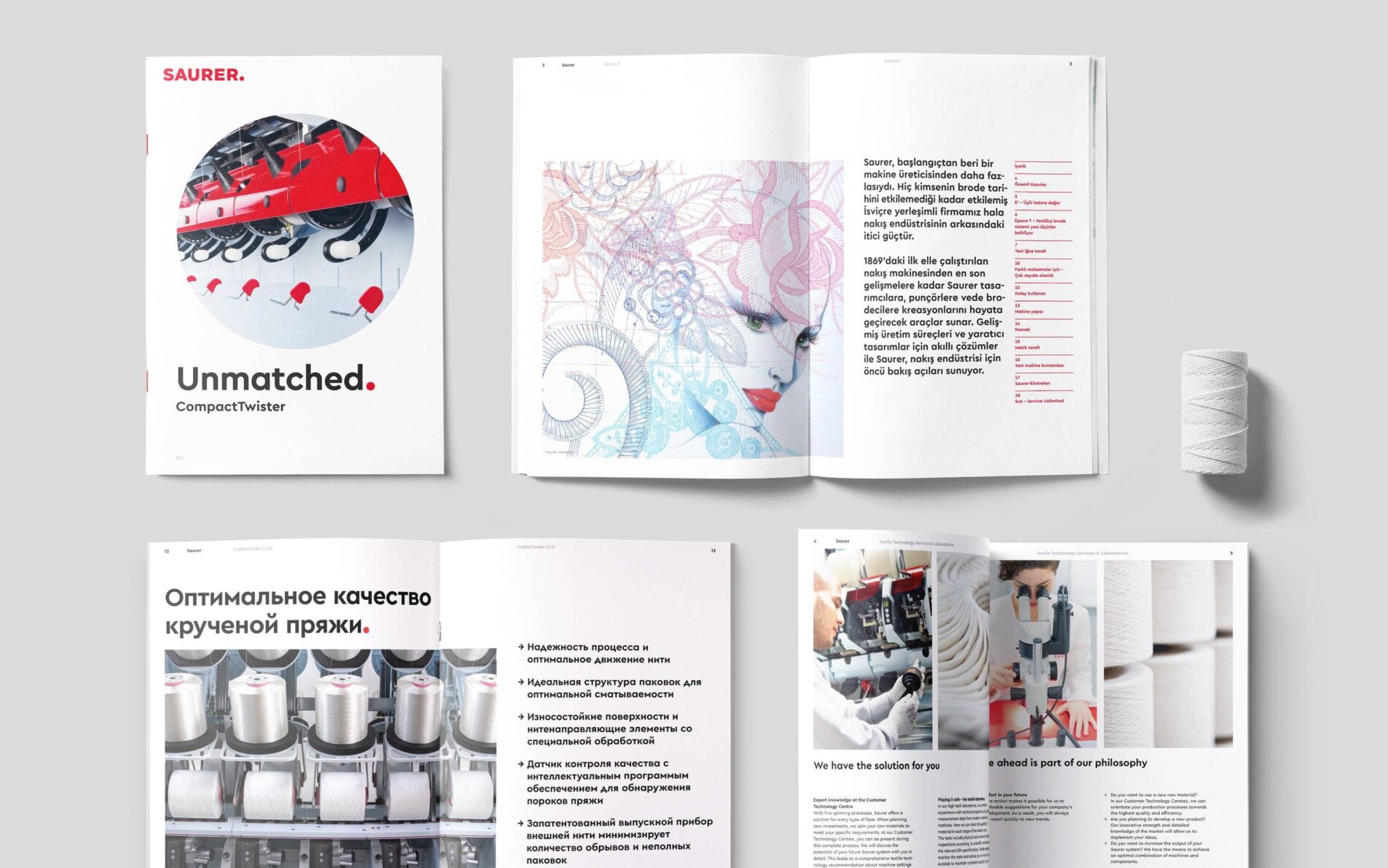 Typemates Saurer bespoke Typeface Custom Font Branding Sans Fibre Yarn Technology12