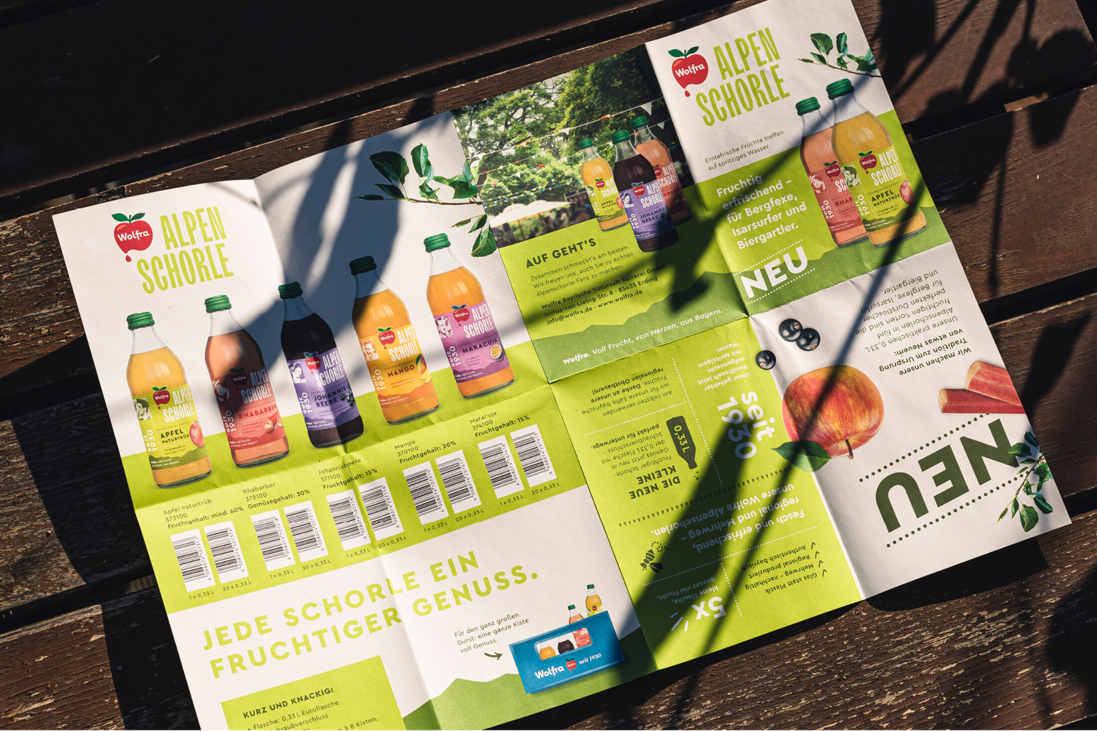 Cera Pro Font In Use Wolfra Alpenschorle Packaging Branding 06
