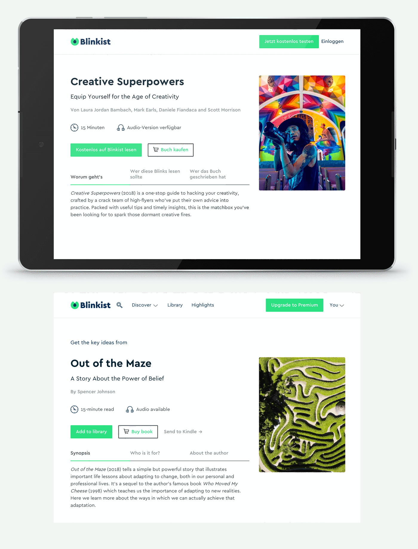Type Mates Font In Use Blinklist Website Branding 10 Cera Pro