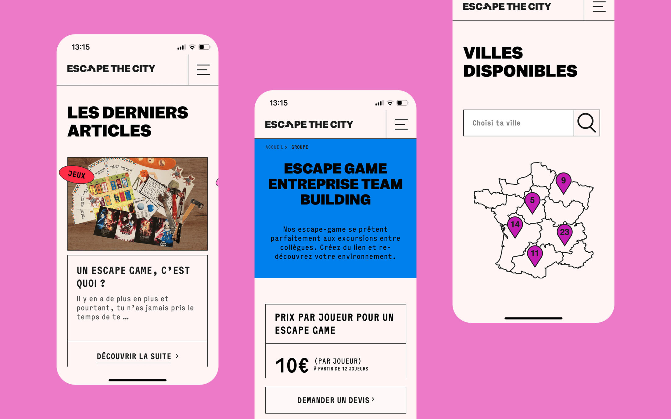 Type Mates Font In Use Escape The City Game Web Design Identity Elma Trio 6