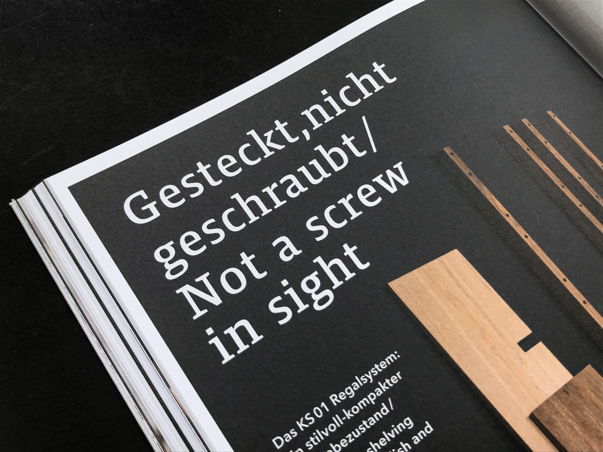 Type Mates Fonts In Use Janua Moebel Bernhard Maier Design 07 Harrison Serif
