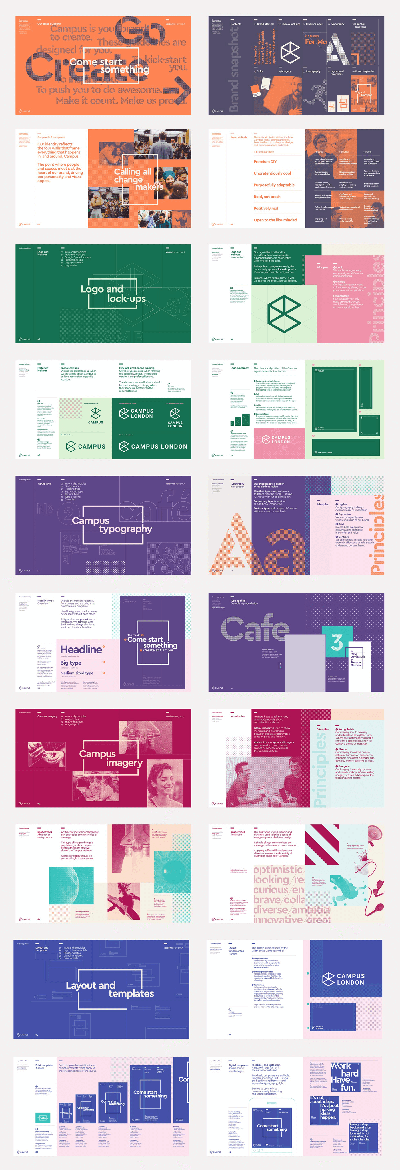 Type Mates Fonts In Use Multidaptor Google Campus 19 Cera Stencil Guidelines