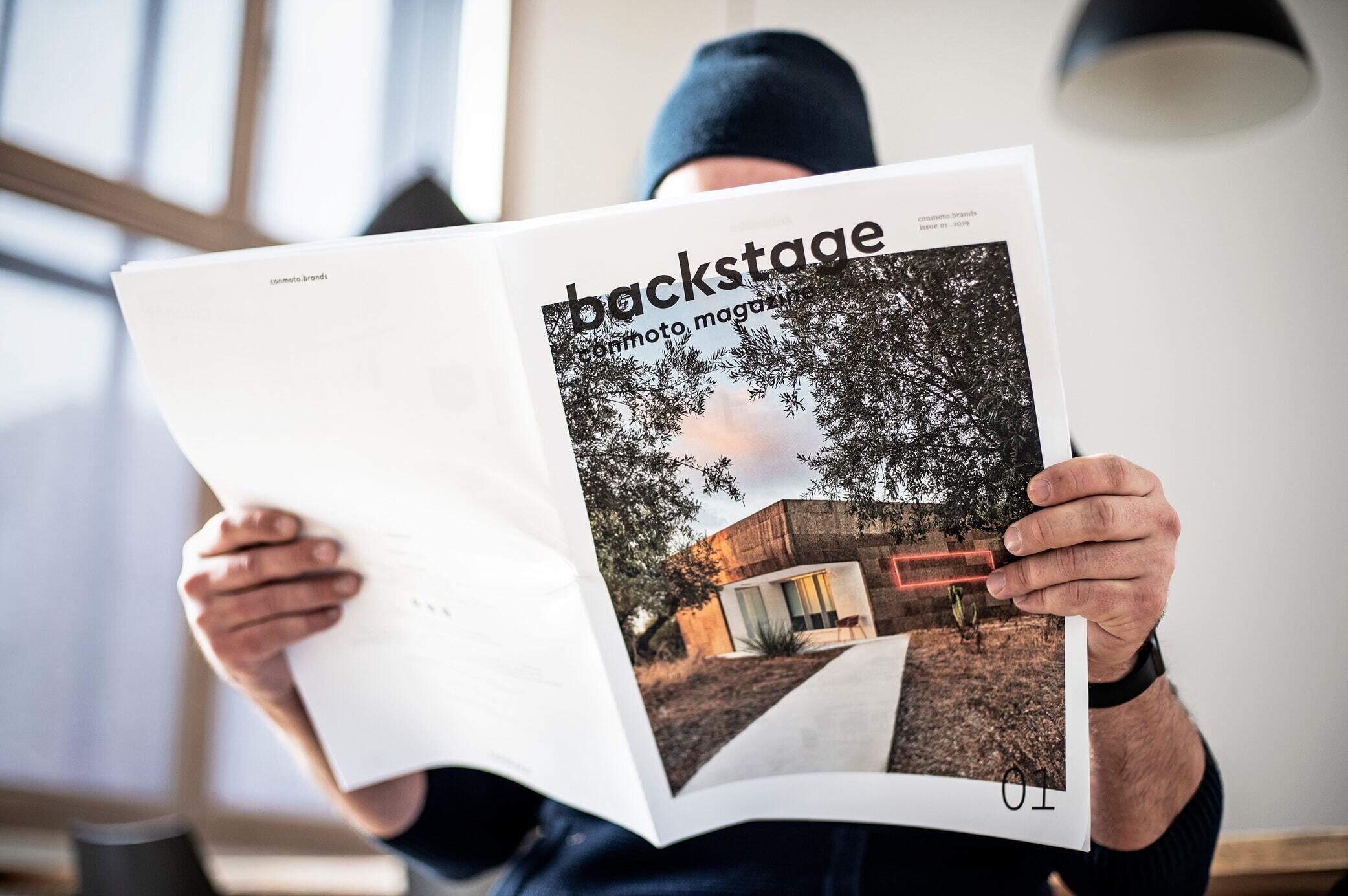 Type Mates Fonts In Use Conmoto 02 Backstage Magazine 01 01 Cera Pro Pensum Pro