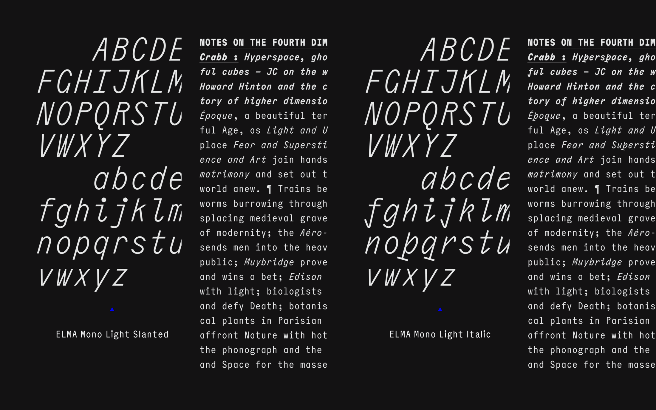 Typemates Philipp Neumeyer Yuni Slab Elma Mono Ottessa typeface Font Headline closer Look 11