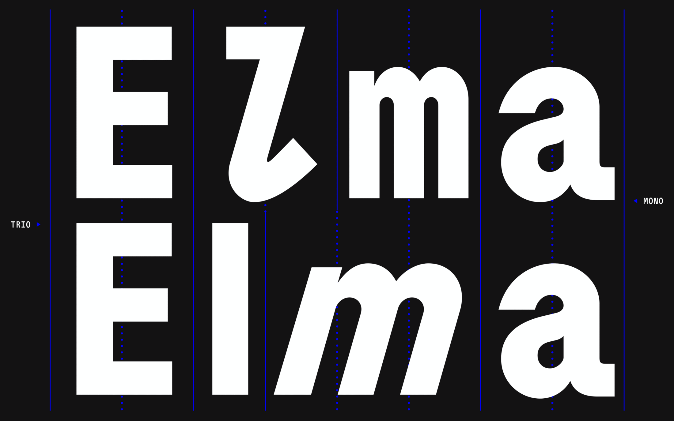 Typemates Philipp Neumeyer Yuni Slab Elma Mono Ottessa typeface Font Headline closer Look 3