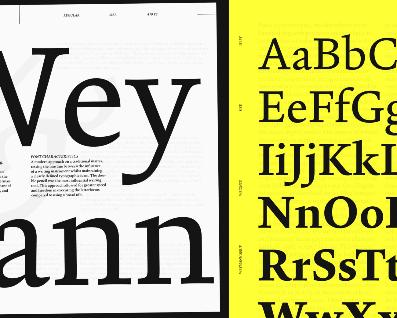 Typemates Marc Weymann Weymann Serif Font Serif Body Text Classical Typographic Reading 7